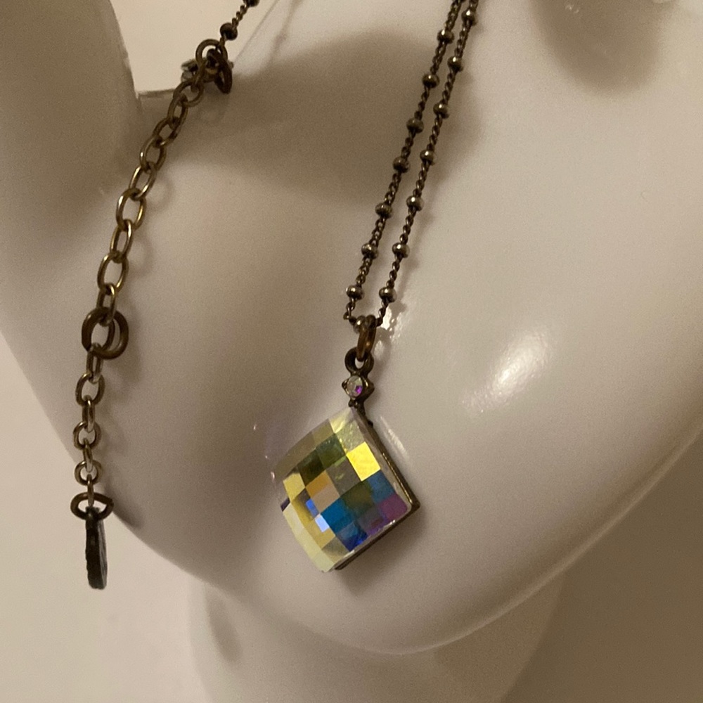 Anne Koplik Square Pendant Necklace